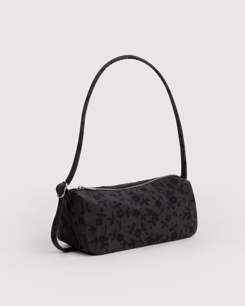 BAGGU Wholesale  Nylon Loaf Bag - Charcoal Ditsy Floral