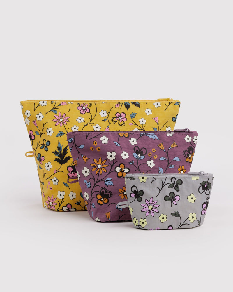 BAGGU Wholesale  Go Pouch Set - Wildwood Mix