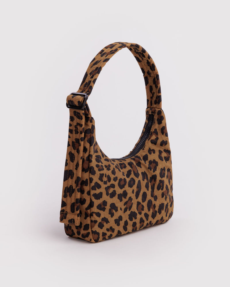 BAGGU Wholesale  Mini Nylon Shoulder Bag - Leopard