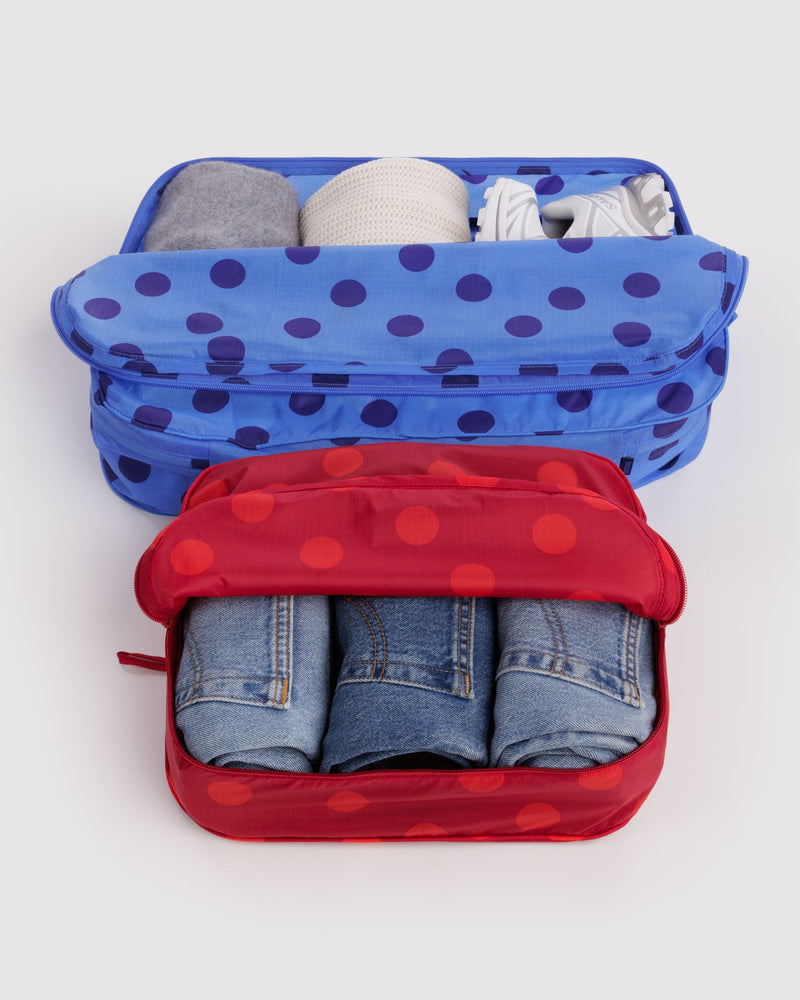 BAGGU Wholesale  Large Packing Cube Set - Polka Dot Mix