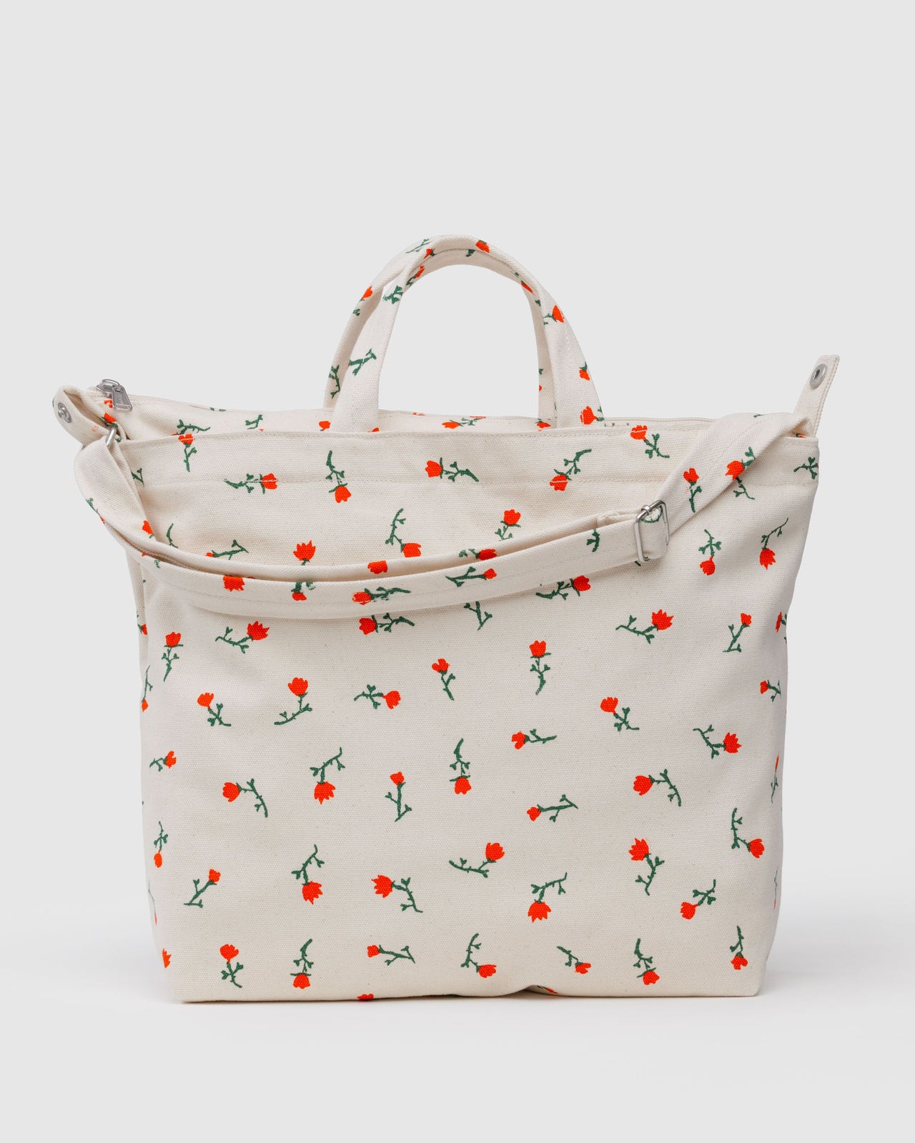 Horizontal Zip Duck Bag - Painted Wildflower