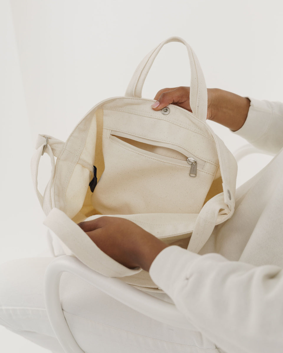 BAGGU Wholesale HO17Lookbook - Duck Bag Horizontal Duck Bag - Natural Canvas