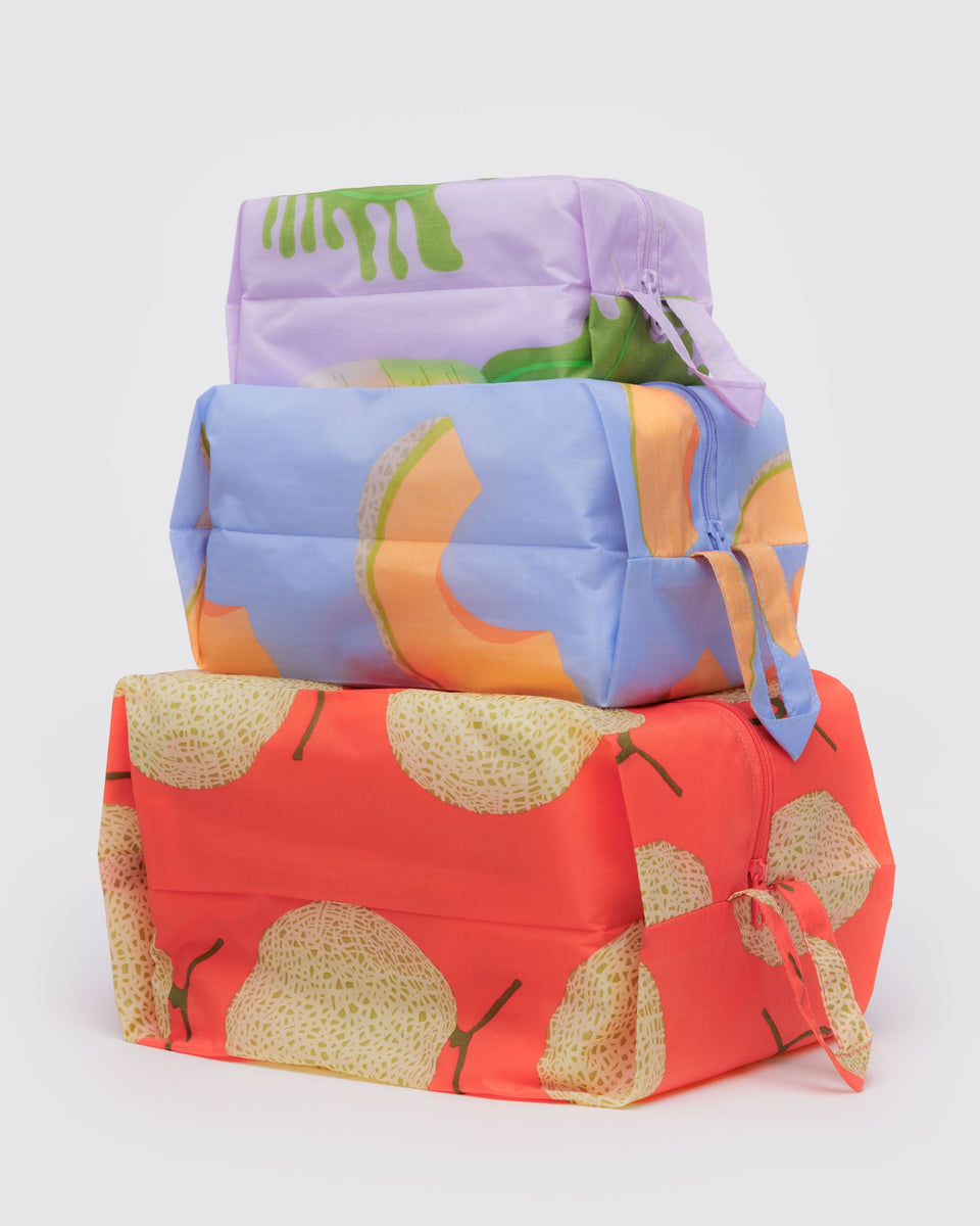 BAGGU Wholesale Pouches 3D Zip Set - Japanese Produce