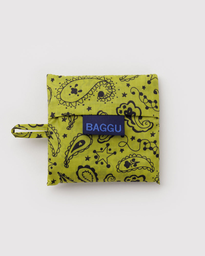 BAGGU Wholesale  Baby Baggu - Chartreuse Paisley