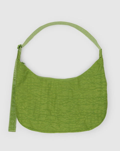 BAGGU Wholesale Shop All Large Nylon Crescent Bag - Green Juice
