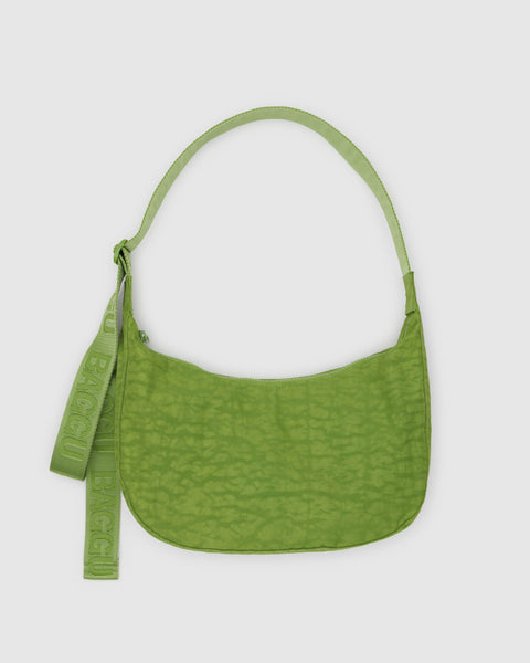 BAGGU Wholesale Shop All Medium Nylon Crescent Bag - Green Juice