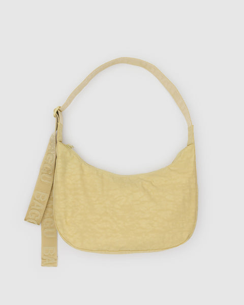 BAGGU Wholesale Shop All Medium Nylon Crescent Bag - Butter