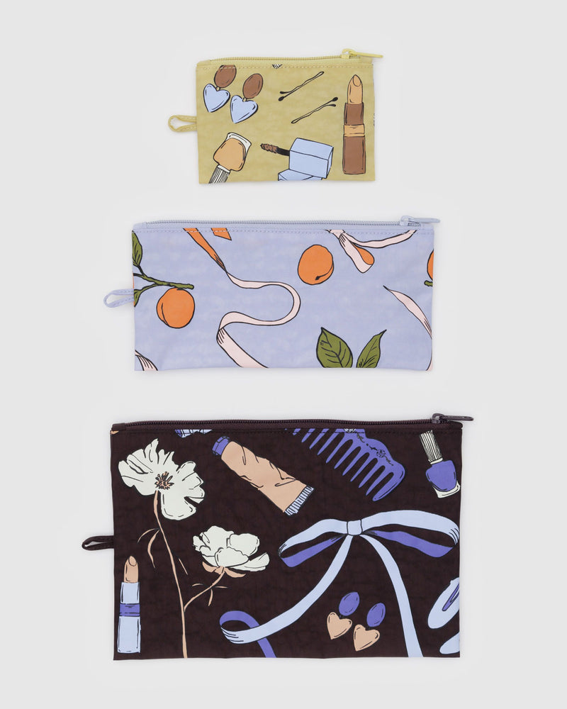 BAGGU Wholesale Shop All Flat Pouch Set - Get Ready With Me