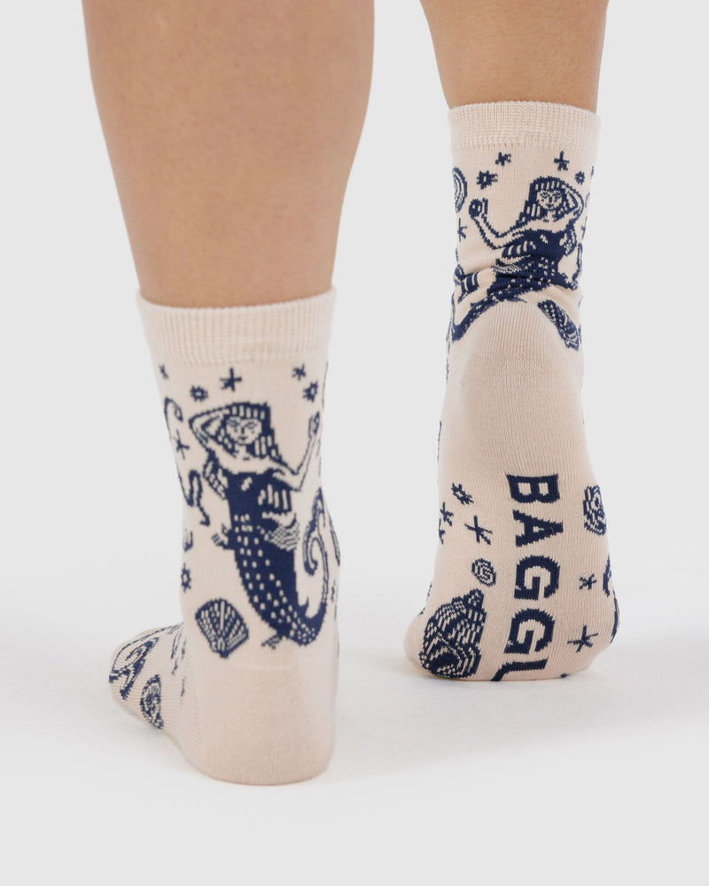 BAGGU Wholesale Socks Crew Sock - Mermaid
