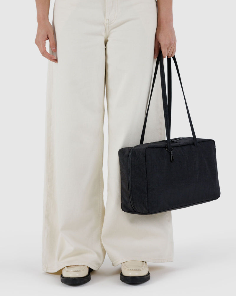 BAGGU Wholesale  Medium Nylon Bowler Bag - Black
