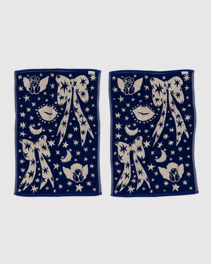 BAGGU Wholesale  Hand Towel Set of 2 - Cherub Bows