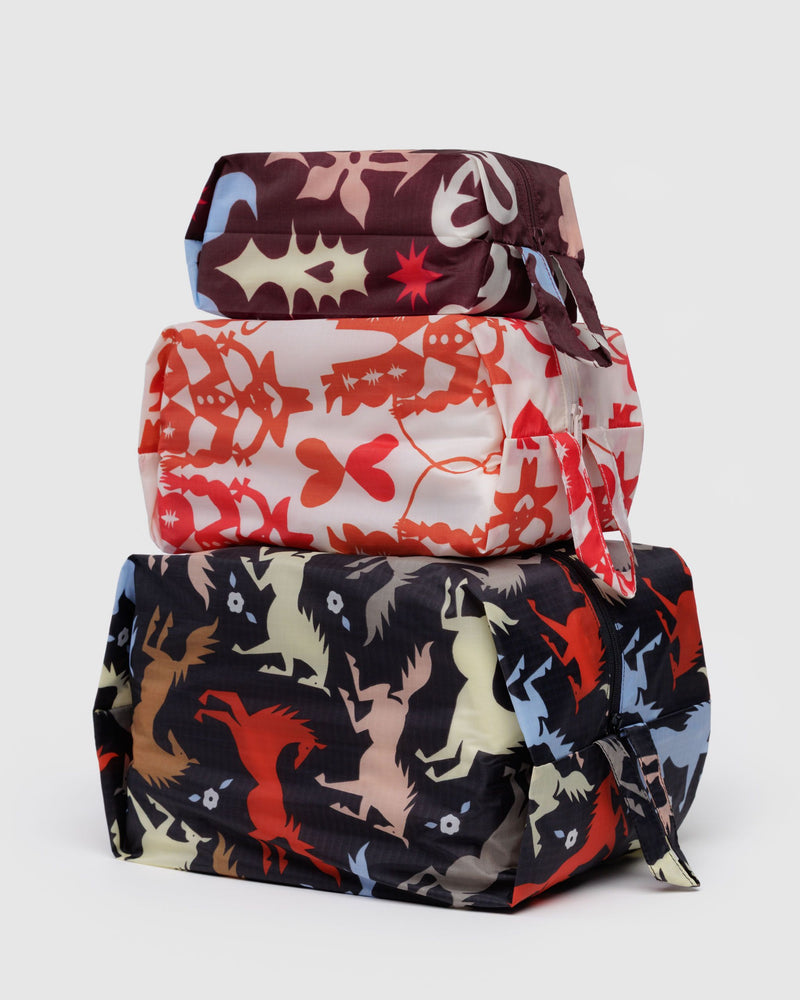 BAGGU Wholesale Travel 3D Zip Set - Western Cut-Outs