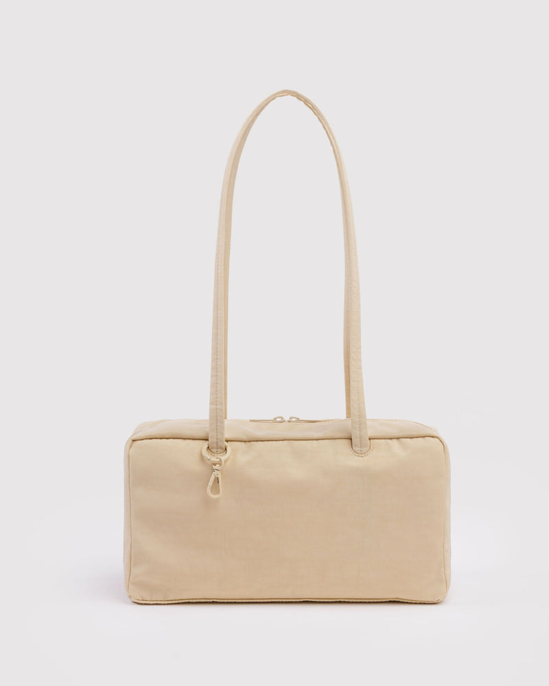 BAGGU Wholesale  Nylon Bowler Bag - Custard