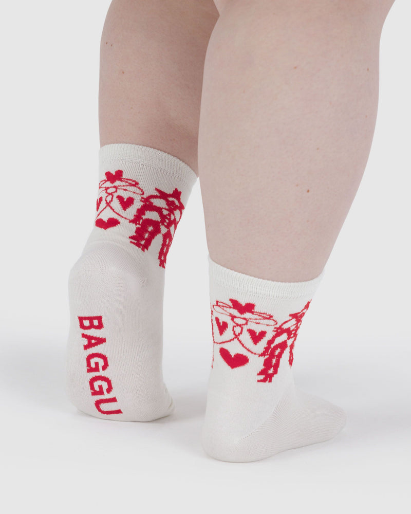 BAGGU Wholesale Socks Crew Sock - Cowgirl