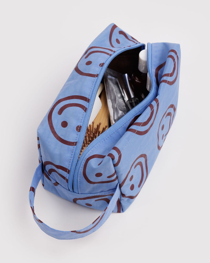 BAGGU Wholesale  Dopp Kit - Misty Blue Happy