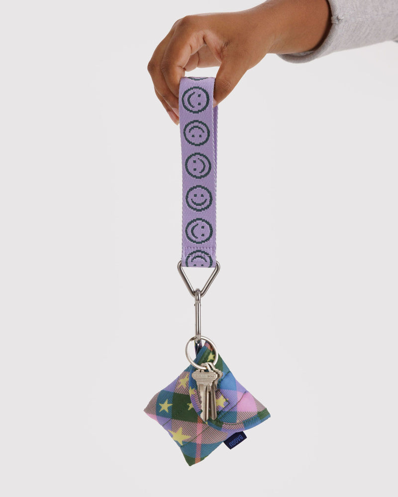 BAGGU Wholesale  Logo Keychain - Lilac Happy