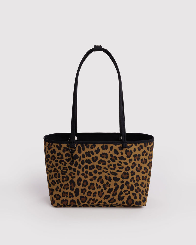 BAGGU Wholesale  Medium Nylon Reversible Tote - Leopard Mix