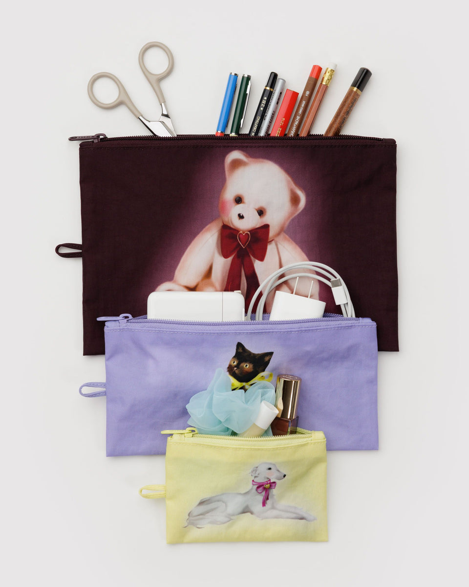BAGGU Wholesale Shop All Flat Pouch Set - Fancy Animals