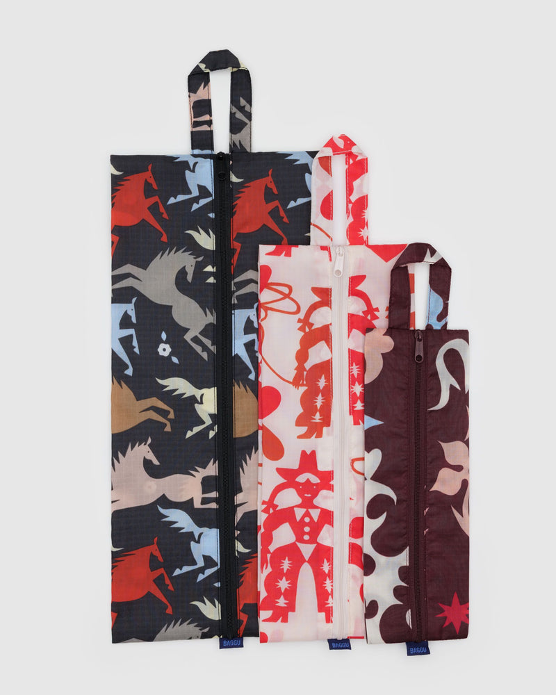 BAGGU Wholesale Travel 3D Zip Set - Western Cut-Outs