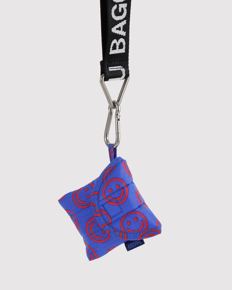 BAGGU Wholesale  Puffy Earbuds Case - Mini Cobalt Happy