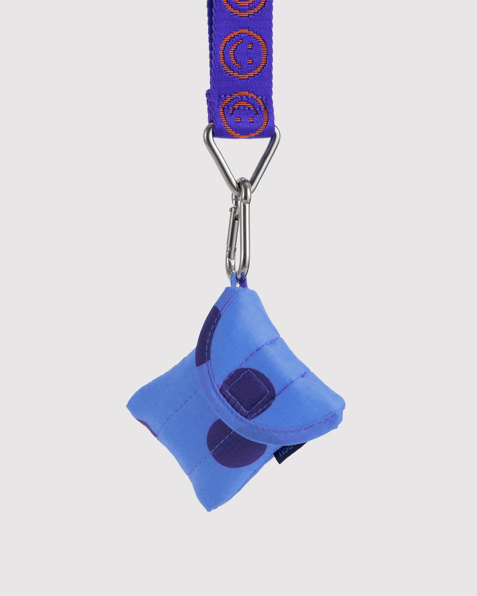 BAGGU Wholesale Shop All Puffy Earbuds Case - Blue Polka Dot