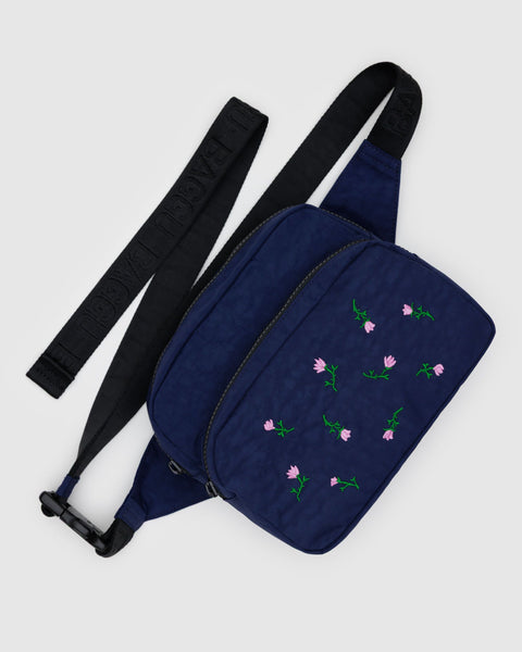 BAGGU Wholesale Shop All Fanny Pack - Embroidered Wildflower