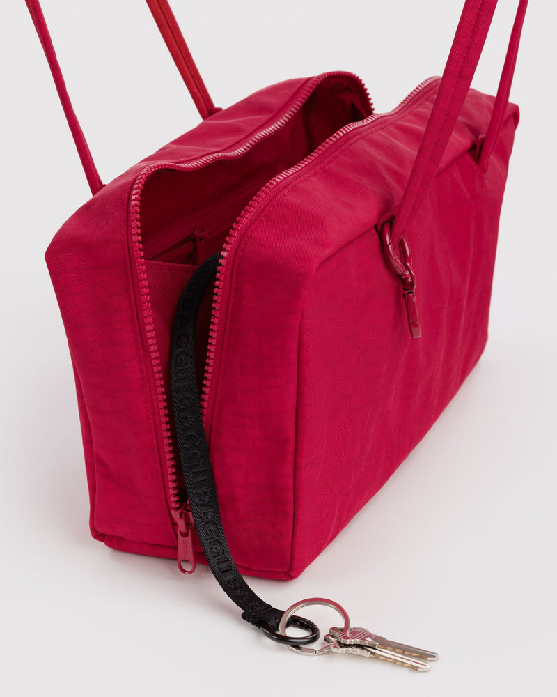 BAGGU Wholesale  Nylon Bowler Bag - Cherry