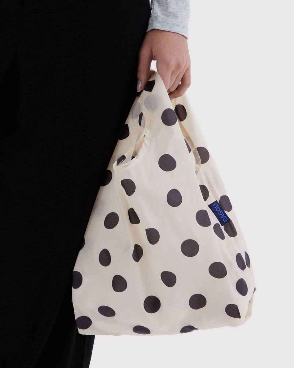 BAGGU Wholesale Shop All Baby Baggu - Cream and Black Polka Dot