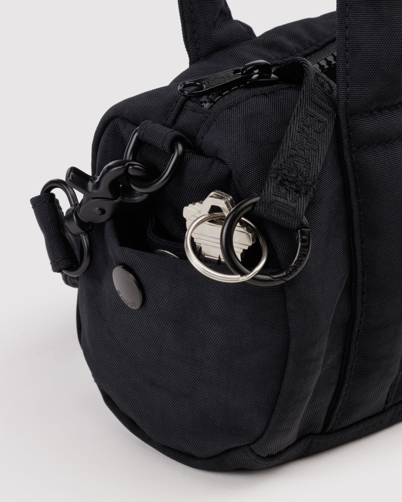 BAGGU Wholesale  Small Nylon Duffle Bag - Black