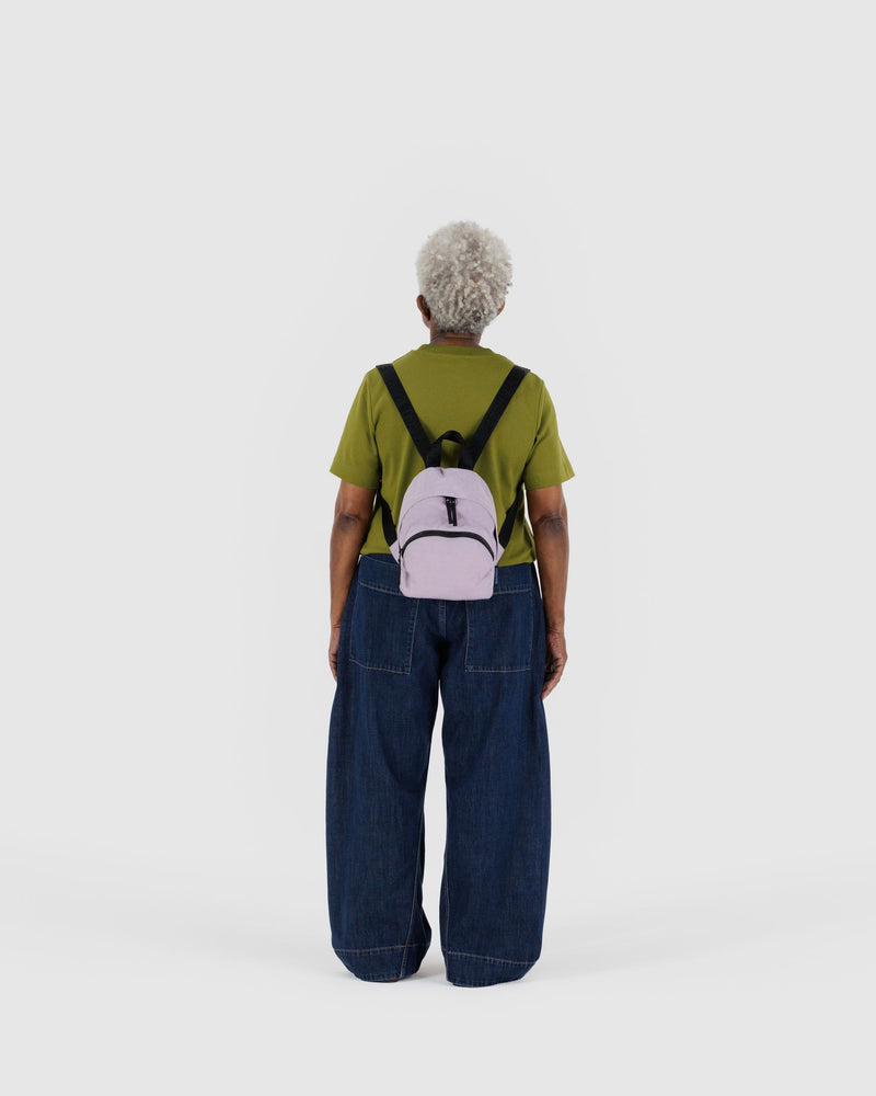 BAGGU Wholesale  Mini Nylon Backpack - Dusty Pink