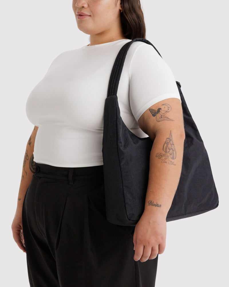 BAGGU Wholesale  Nylon Shoulder Bag - Black