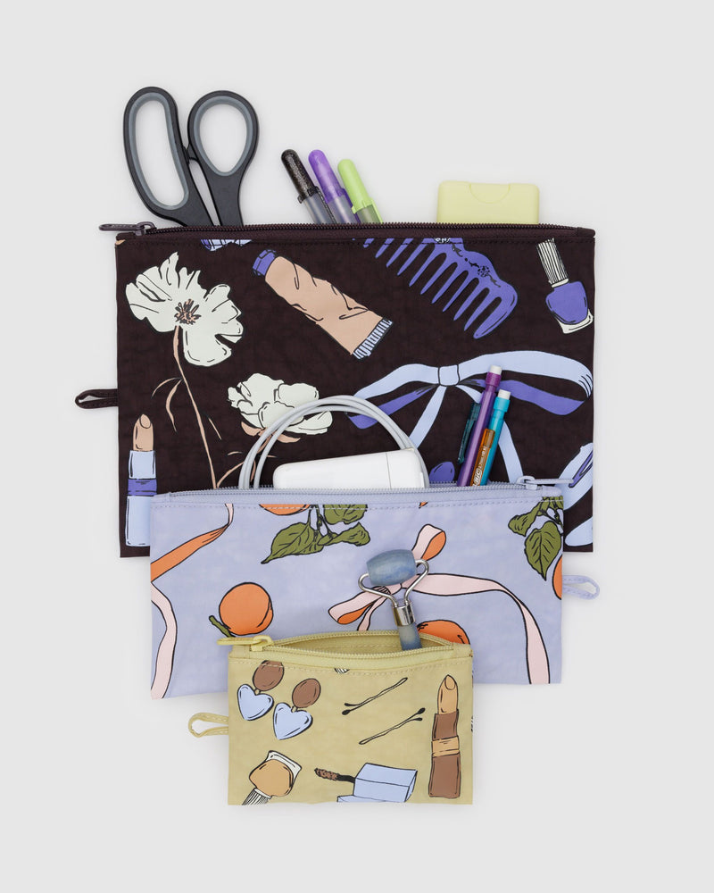 BAGGU Wholesale Shop All Flat Pouch Set - Get Ready With Me