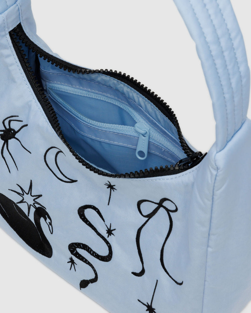 BAGGU Wholesale  Mini Nylon Shoulder Bag - Embroidered Ballet Icons