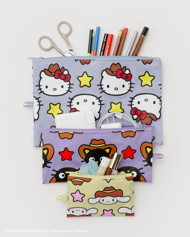 BAGGU Wholesale Shop All Flat Pouch Set - Hello Kitty & Friends Western