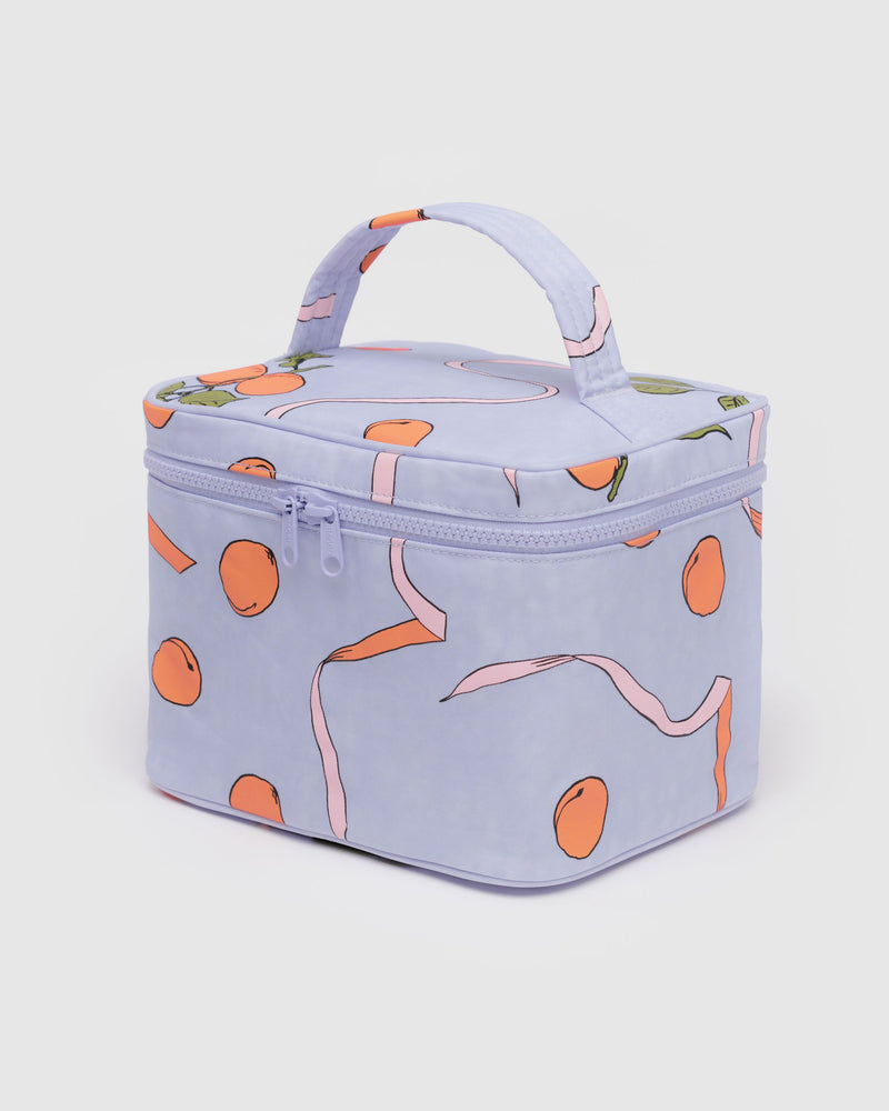 BAGGU Wholesale  Large Cosmetic Case - Apricots & Ribbons