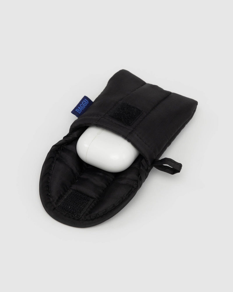 BAGGU Wholesale Shop All Puffy Earbuds Case - Black