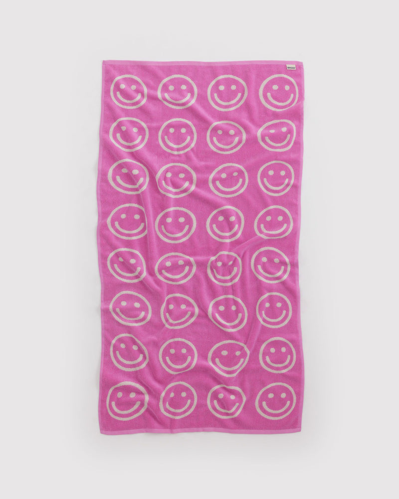 BAGGU Wholesale  Bath Towel - Happy Pink