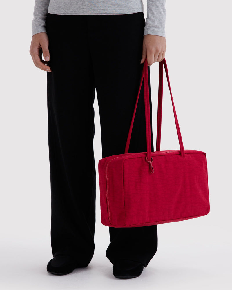 BAGGU Wholesale  Medium Nylon Bowler Bag - Cherry