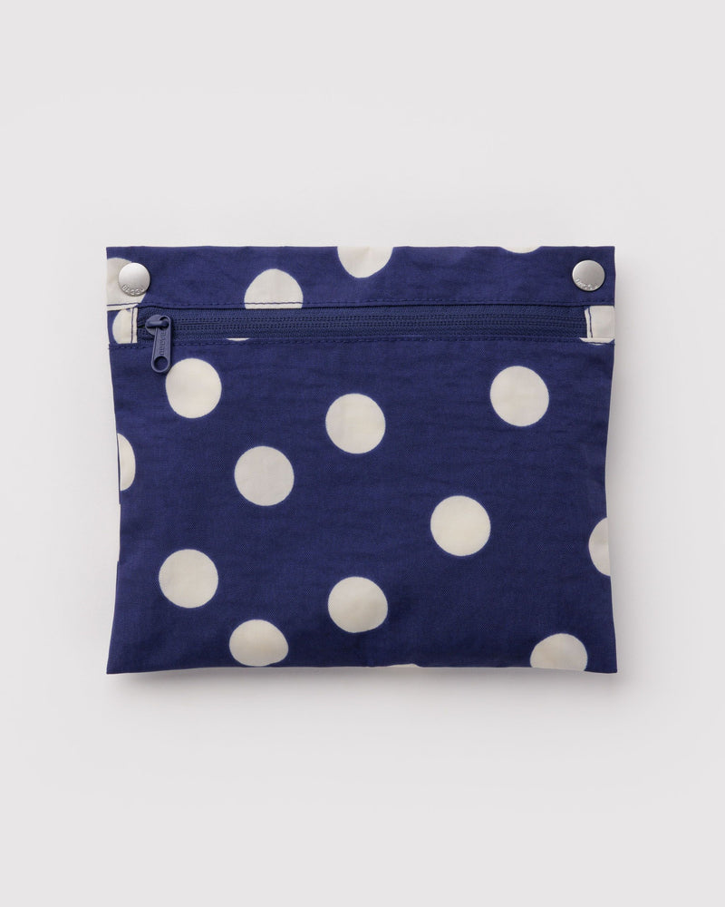 BAGGU Wholesale Cloud Bag Cloud Bag - Navy and Cream Polka Dot