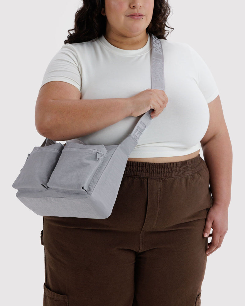 BAGGU Wholesale  Medium Cargo Crossbody - Fog