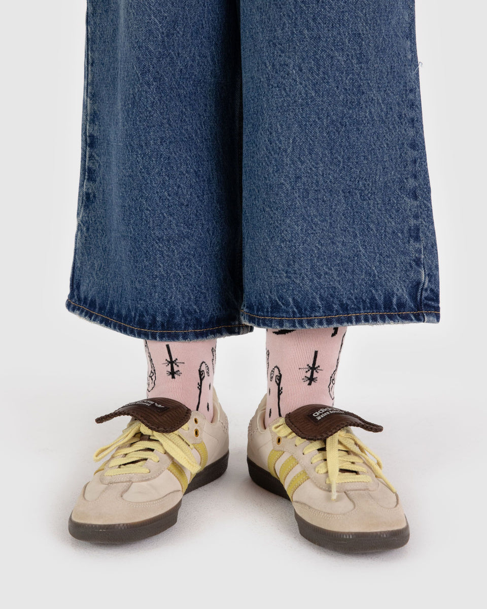 BAGGU Wholesale Socks Crew Sock - Ballet Icons