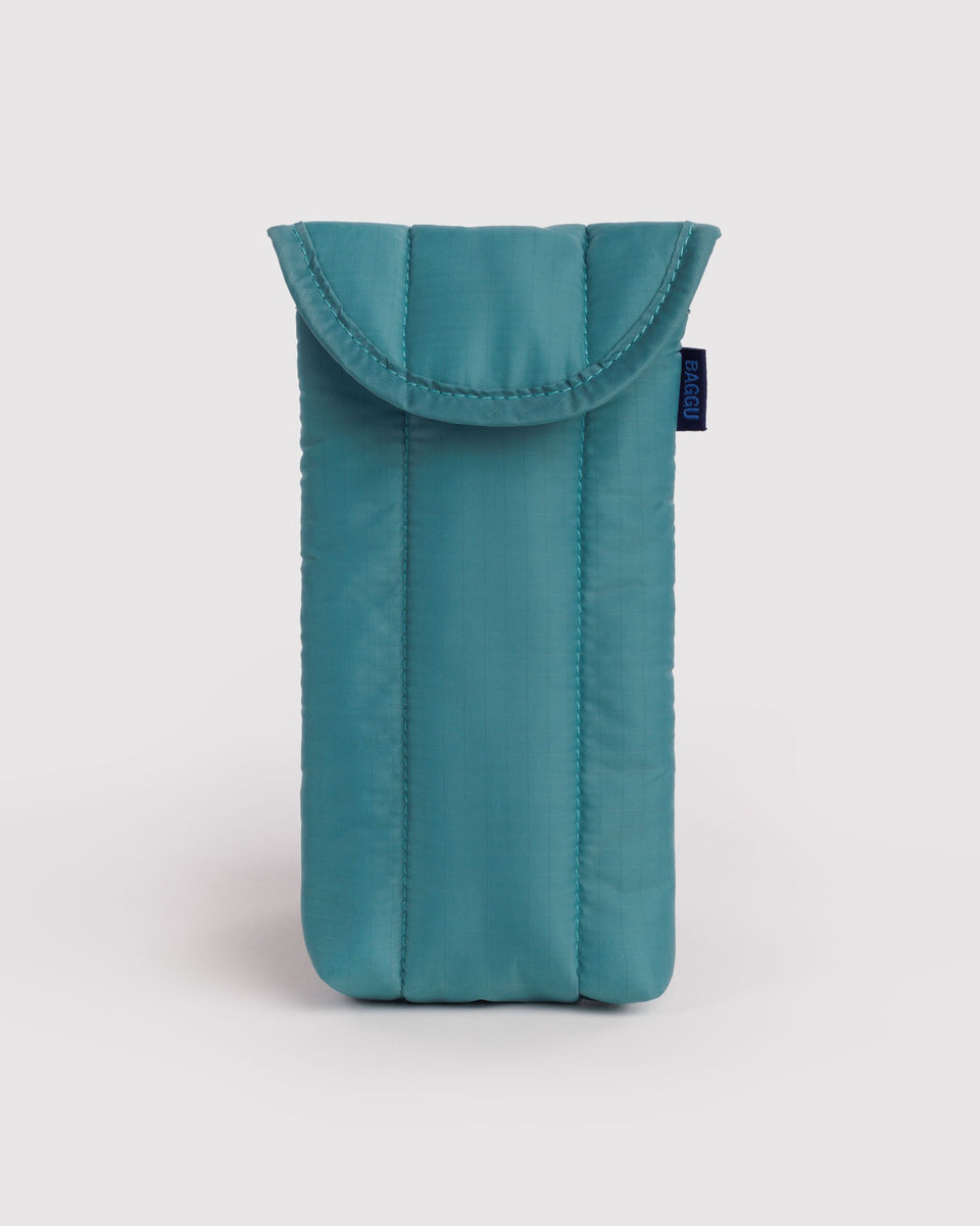 BAGGU Wholesale Puffy Stuff Puffy Glasses Sleeve - Peacock