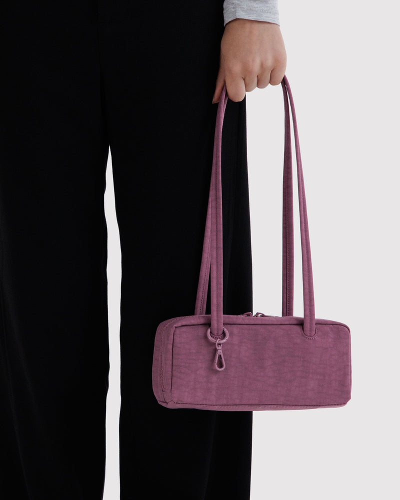 BAGGU Wholesale  Small Nylon Bowler Bag - Wild Plum