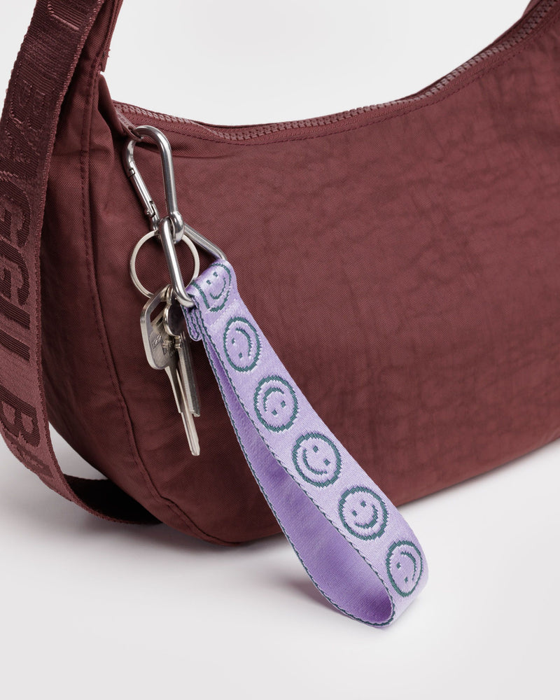 BAGGU Wholesale  Logo Keychain - Lilac Happy