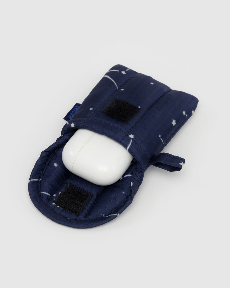 BAGGU Wholesale Shop All Puffy Earbuds Case - Constellation Midnight