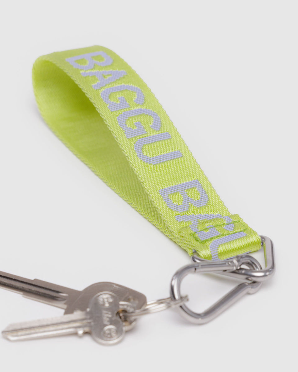 BAGGU Wholesale Shop All Logo Keychain - Citron