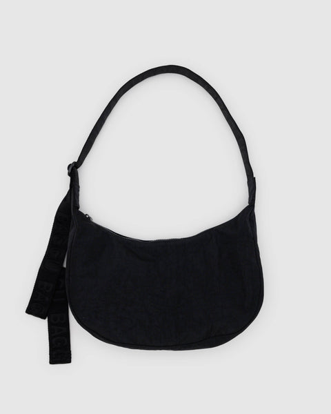 BAGGU Wholesale Shop All Medium Nylon Crescent Bag - Black