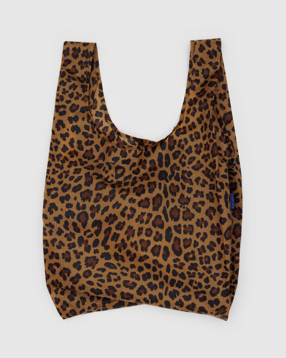 BAGGU Wholesale Recycled Ripstop Nylon Standard Baggu - Leopard