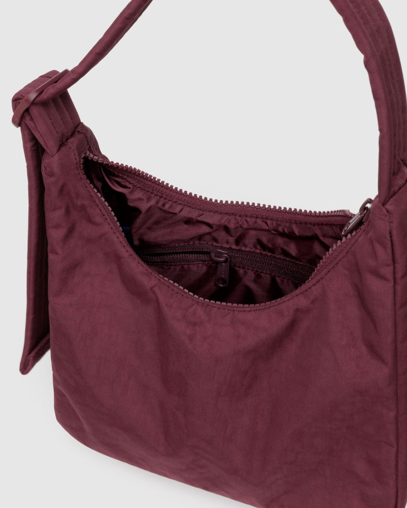 BAGGU Wholesale  Mini Nylon Shoulder Bag - Mahogany