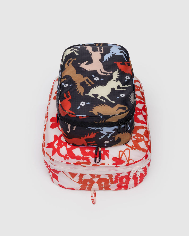 BAGGU Wholesale  Packing Cube Set - Western Cut-Outs